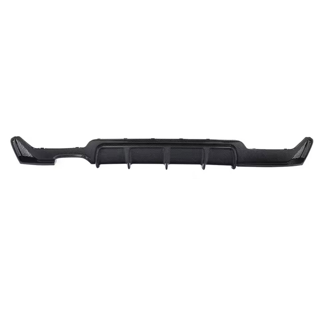 BMW F32 F33 F36 M Sport Rear Diffuser Lip (Carbon Fiber Look) | 2014–2020